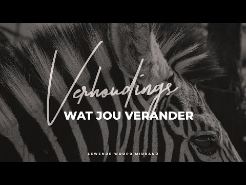 Video: Waarom Verhoudings Verander