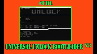 UNIVERSAL UNLOCK BOOTLOADER  V3.0