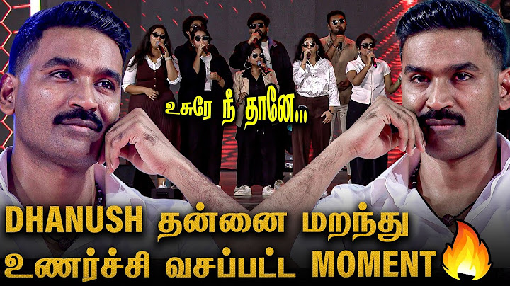 Dhanush கண்கலங்கிய தருணம் 😢 Unbelievable Singing Performance At Kuberaa Audio Launch | Rashmika