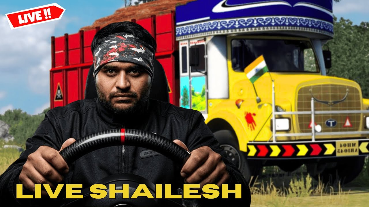 ETS 2 INDIAN DRIVER CHALLENGE IN DANGEROUS ROADS  