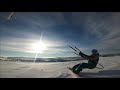 Snowkite wasserkuppe  fresh powder snowkite session  kitejunkiecom  flysurfer