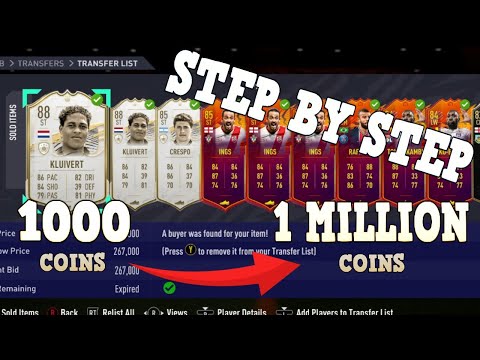 HOW TO TRADE STEP BY STEP TO 1 MILLION COINS:TRADING METHODS,ICON TRADING:FIFA 21 ULTIMATE TEAM