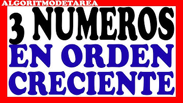 Hacer un programa que pida tres números y detecte si se han introducido en orden creciente