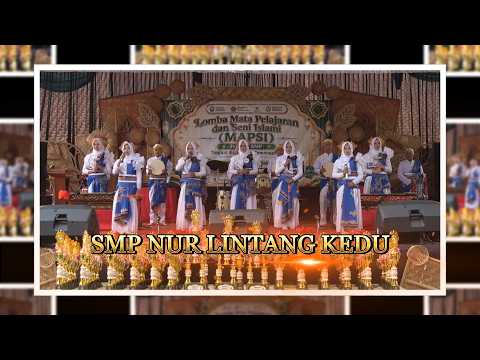 Penampilan Tim Rebana SMP Nur Lintang Kedu