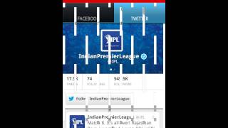 IPL 2013 Live Android App screenshot 1
