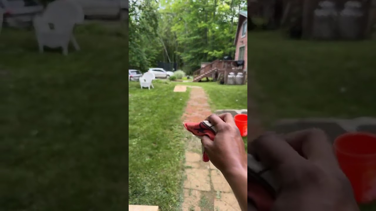 Playing Cornhole in Maine, New England | Adventures w/ Robdoesitall