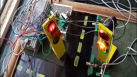 Density based traffic control using plc