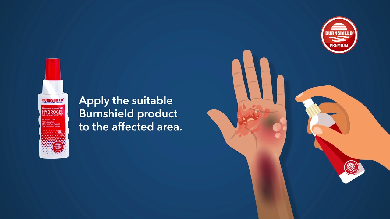 Burnshield: How to treat a burn
