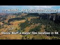 The Hobbit: "An Unexpected Journey" film location at Denize Bluffs New Zealand