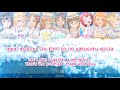 Kokoro no Hane yo Kimi e Tondeke! - Aqours [ COLOR CODED LYRICS ROM/ENG SUB FULL]