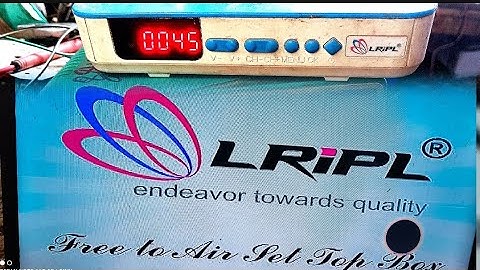 LRiPL DTH free box kaise set kare how to reset DTH lripl