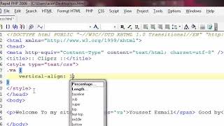 شرح خاصية vertical align  10 درس خاصية المحاذاة العامودية   دورة Css  يوتيوب