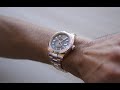 [4K] Rolex 18ct Sky-Dweller Everose Gold Slate Dial Review | Hafiz J Mehmood