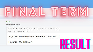 Final Term Result 2022 VU / SPRING 2022 #vu #Reply  ( Result Expected Date : 27 October )