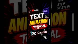 YouTube Text Animation Tutorial: CapCut + After Effects Step by Step 2026