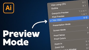 Trim View Preview Mode in Illustrator