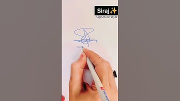 s stylish signatures | Siraj name signature #siraj #signature #youtube #trending #shortsfeed #fyp