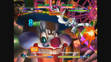 MvC2: LuisMarvel - Jin/Thanos Comeback vs 3 chars [Skitz]  .:10.14.20:.