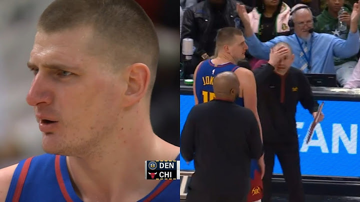 Nikola Jokic gets instantly ejected for saying hardly anything to the ref vs Bulls