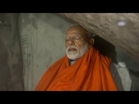 Day after campaign ends, PM Modi meditates in cave near Kedarnath shrine