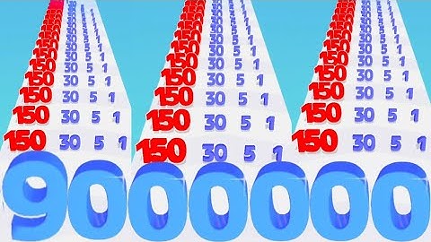 Number master: Run Merge VS Crowd Number Run 3D All levels (math games ) max levels ios new update