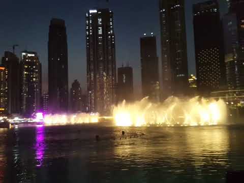 The Dubai Fountain: Sama Dubai. 14dec.2021 18:00