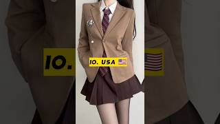 TOP-10 COUNTRIES WITH THE MOST BEAUTIFUL SCHOOL UNIFORMS 😱✨ #shorts #schooluniform screenshot 3