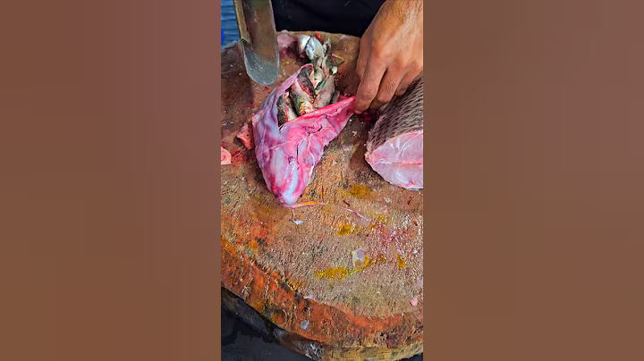 fish stomach cutting #trending #fishcutting #viralvideo #food #seafood #shots #shorts #fishing