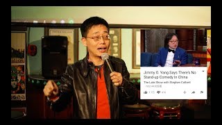 Joe Wong to Stephen Colbert and Jimmy O Yang: There IS standup comedy in China