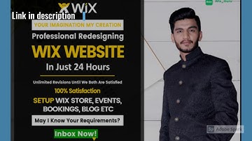 I will design,develop or redesign a business wix website
