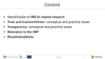 Trust and transparency in artificial intelligence