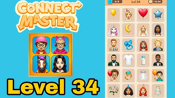 Connect master match puzzle level 34 solution walkthrough 