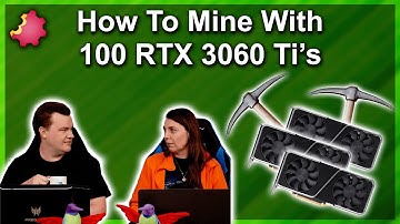 Crypto Mining with 100 RTX 3060 Ti GPUs