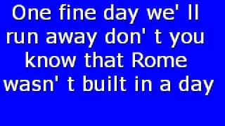 Video thumbnail of "Morcheeba-  rome wasn't built in a day lyics"