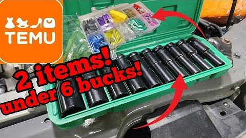 I Bought Impact Sockets From TEMU‼️ | CHEAPEST SOCKET SET EVER!! | Review Video