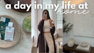A DAY IN MY LIFE | daily wellness habits + creating wall art