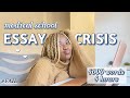 MEDICAL STUDENT ESSAY CRISIS | DAY IN THE LIFE OF A SECOND YEAR MEDICAL STUDENT (UK)