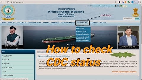 How to check//Track CDC status and Documents required for  New CDC//CDC renewal sticker.!!