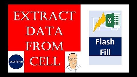 Extract Data From Cell with Flash Fill - Excel Magic Trick 1582