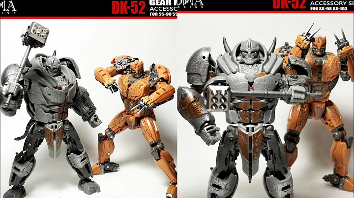 New transformers DNA Design DK-52 Upgrade Kit For Studio Series SS-98 Cheetor & SS-103 Rhinox