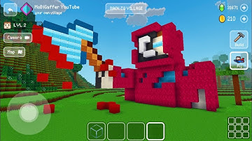 Block Craft 3D: Building Simulator Games For Free Gameplay#2433 (iOS & Android)| Squid🦑 Zombie🧟‍♂️