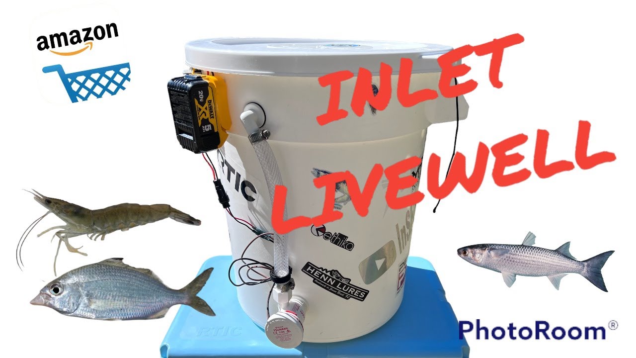 DIY BaitWell, LiveWell for Pier Fishing* 