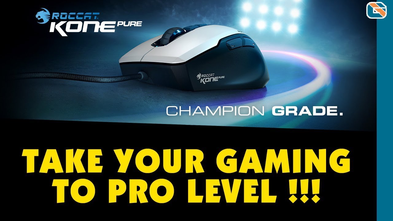 Roccat Kone Pure Owl Eye Champion Grade Gaming Mouse Review Youtube