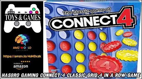 Describing Hasbro Gaming Connect 4 Classic Grid,4 in a Row Game, Amazon