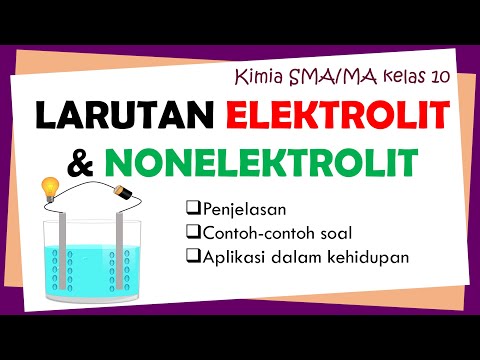 Video: Apakah Cuka termasuk elektrolit atau Nonelektrolit?