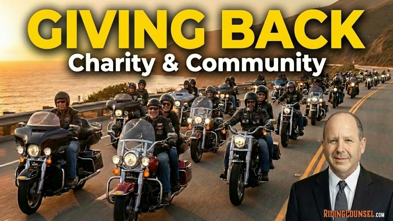 Why Bikers Give Back: Motorcycle Charity & Community | NY Motorcycle Lawyer Rich Jaffe