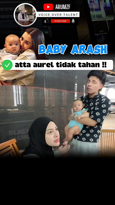 Atta and Aurel are excited to see baby Arash | #attaaurel #attahalilintar #aurelhermansyah #arash...