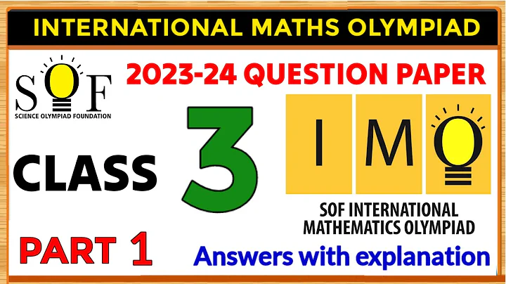 MATHS Olympiad class 3 | SOF IMO CLASS 3 | IMO OLYMPIAD CLASS 3 | IMO 2023-24 class 3 | #olympiad