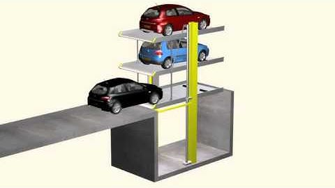 Video render parcheggio meccanizzato PL 413