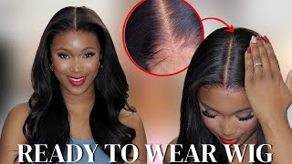 The Most Realistic Looking Yaki Wig With Newborn Hairline| Invisible Knots & Lace | Hairvivi